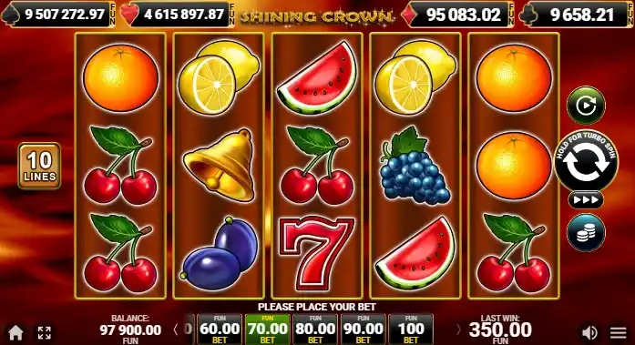 Shining Crown on Mobile - Phone and Tablet