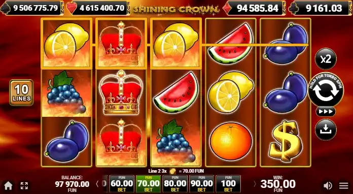 Bonuses and Promotions for Shining Crown